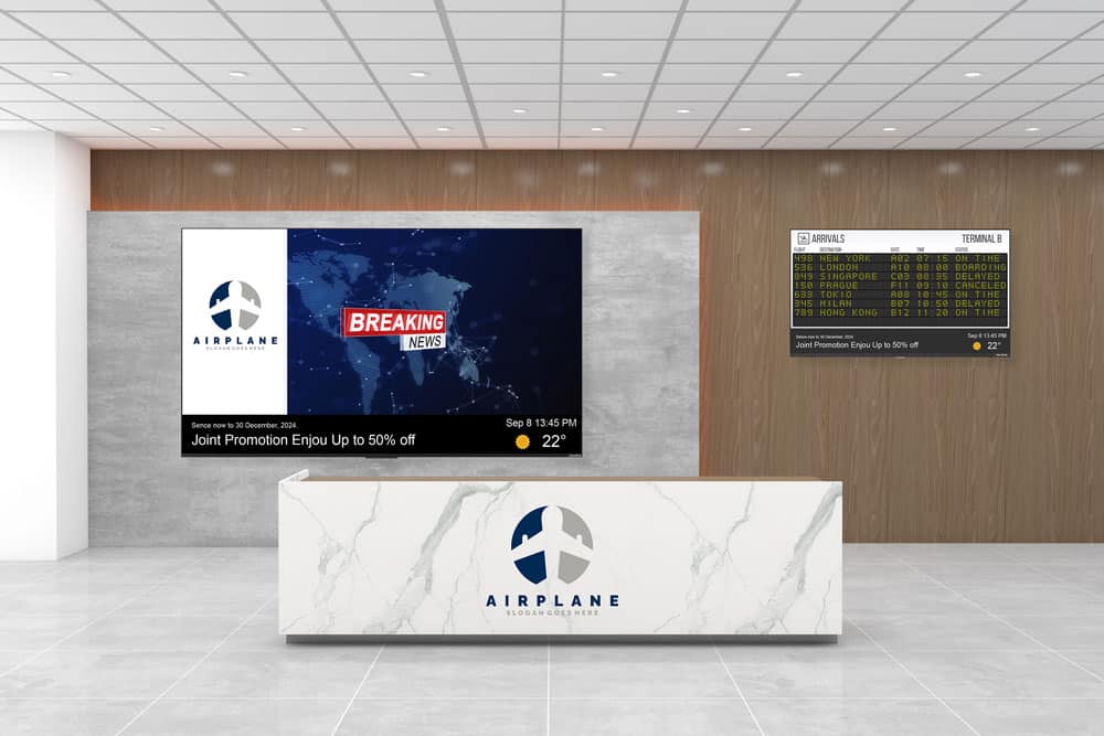Newline STV-7524 STV Series LED-backlit LCD display - 4K - for digital signage / interactive communication