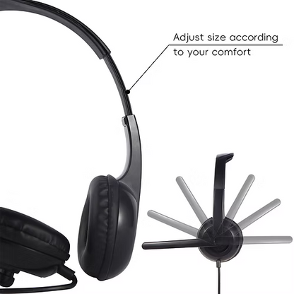 TechProtectus Economic USBC Headphone with a Boom Microphone