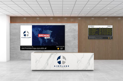 Newline STV-7524 STV Series LED-backlit LCD display - 4K - for digital signage / interactive communication