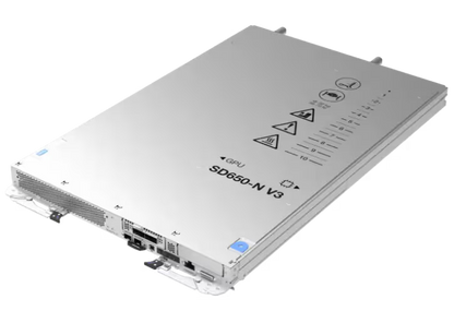 ThinkSystem SD650-N V3 Supercomputing Server - IU tray - NVIDIA HGX H100 GPU-Accelerated - Silent Water-Cooled